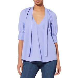 NEW Maggie Marilyn You Lift Me Up Striped Cotton Top sz 10